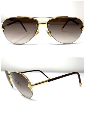 LOUIS VUITTON aviator sunglasses, unisex, made in Italy